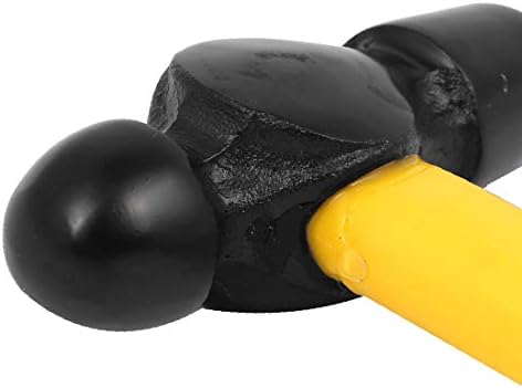 X-DREE 2lb visokougljični čelični čekić Crni Žuti (Bola de acero de alto carbono 2LB Pein Hammer negro Amarillo