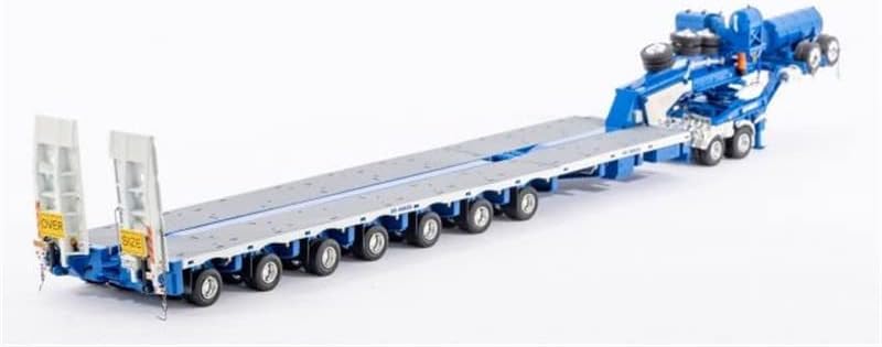 za Drake 2x8 Dolly + 7x8 upravljivi LOWLOADER za HI HAUL 1:50 Diecast Truck unaprijed izgrađen Model