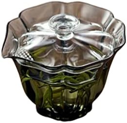 Yiylunneo Samo-filtrirani high-end baicai stakleni poklopac zdjela zelena čaja kućni čaj kućni
