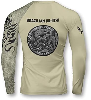Primesty Bjj Jiu Jitsu Rash Guard - Camo dugih rukava Rash Guard Kompresijska košulja za NO-Gi,