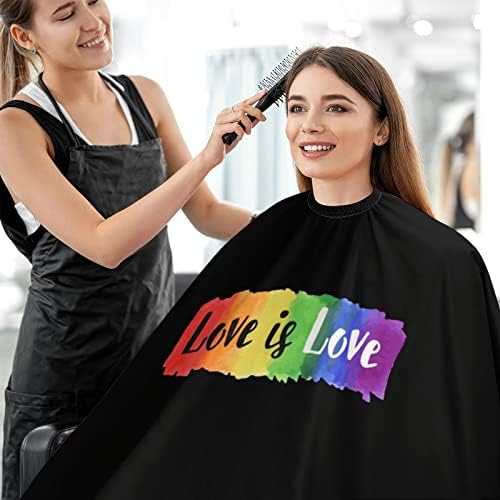 LGBT gay ponos ljubav brijač za rezanje kose ogrtač vodootporni ogrtač za šišanje s podesivim zatvaračem kopče za frizerske rupe