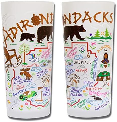 Catstudio Adirondacks čaša za piće | umjetnička djela inspirisana geografijom štampana na mat šoljici