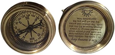 Vintage antikni mesing viktorijanski džepni kompas Poklon predmet