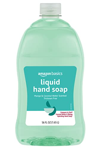 Basics Tečni sapun za punjenje, mango i kokosov vodeni miris, triclosan, 56 tečnosti, pakovanje