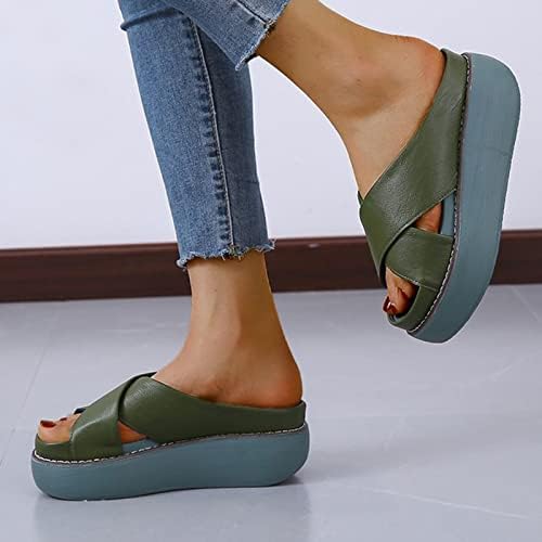 Papuče za žene vanjske vodootporne modne prozračne čipke up ravne stane casual unutarnji ljetni flip flops sandale