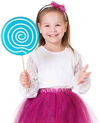 PRETYZOOM deca igračke vanjski dekor Swirl Lollipop realno Candy Photo Booth rekvizite poslastica ili