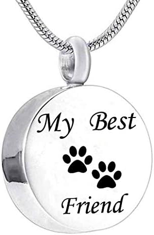 HQ' moj najbolji prijatelj ' Kućni pas šapa Print vodootporna ogrlica za kremaciju urne od