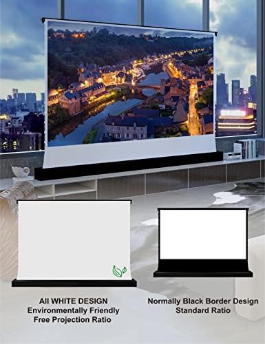 Vividstorm-projektor zaslon Prijenosni sklopivi štand Zatečeni zatezni ekran 4K HD sav bijeli