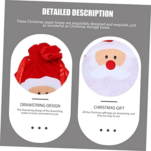 ABOOFAN 4 kom Age Supplies& tkanina nacrtati Dilivery torbe za djecu Giant Home d Santa dekoracije