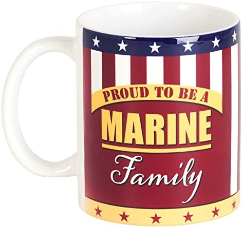 Dicksons Ponosan Pomorski porodični crveni i zlatni 11 unce keramički šalica za čaj za kafu