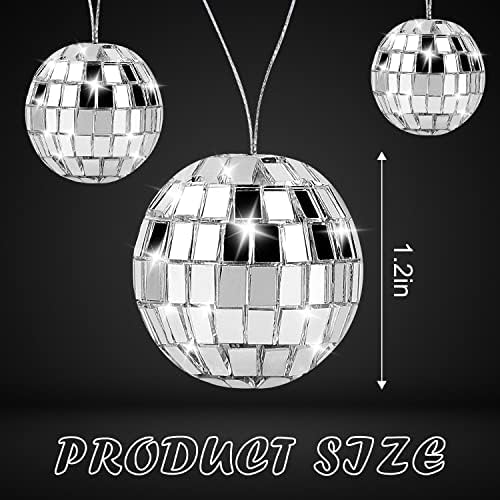 WXJ13 20pcs Disco Ball viseće ogledalo Disco kuglice staklo Disco Ball Decor Disco Ball Ornament