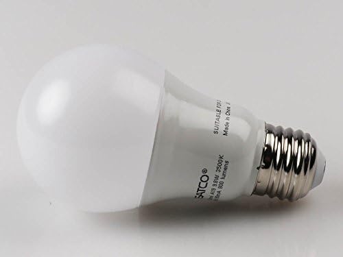 Satco S29837 mat LED sijalica, 9,8 vati, 120v, A19 Srednja baza, 3500K neutralna bijela, 60W ekvivalent, zamjenjuje