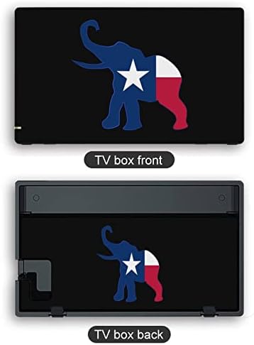 Naljepnice s naljepnicama Texas Elephant Flag Cover skin Protective FacePlate za Nintendo Switch