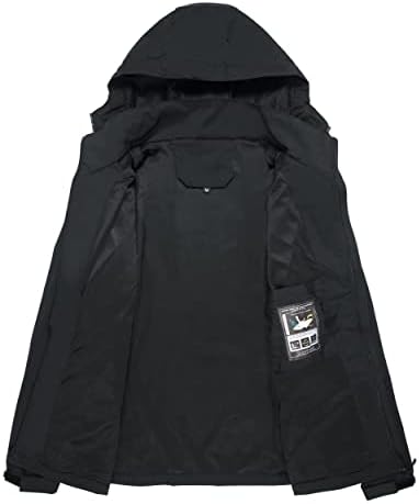 Hikevitang Muška lagana vodootporna jakna za kišu,Vanjska kabanica s kapuljačom za planinarenje s Vjetrovkom