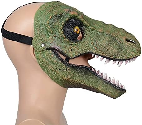 Dino maska ​​Movied Jaw Decor-Tyrannosaurus Rex maska, pomični zmaj, Cosplay maska ​​Rođendan za rođendan Halloween ...