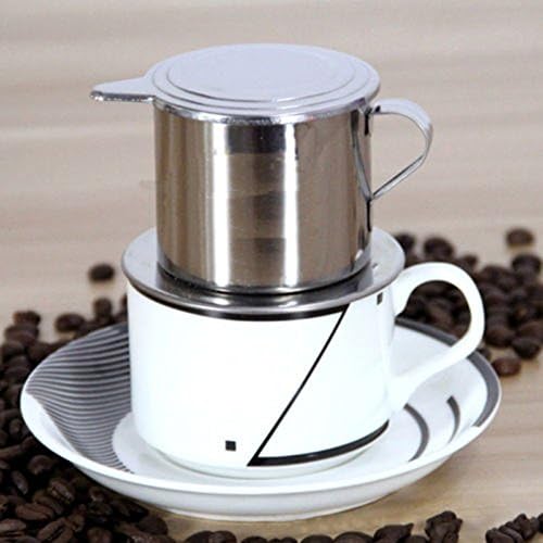 Labavi čaj, Maserfaliw Vijetnamska kava od nehrđajućeg čelika, proizvođač mašina za zatvaranje kafa, infuser sa ručkom - L: 9,5x6cm / 3,74x2,36 , praktični pokloni za odmor i bitno za život.