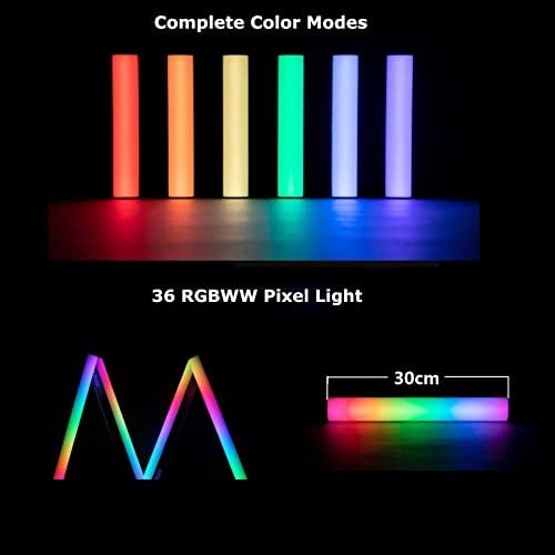 Aputure MT Pro RGB svjetlo Wand 7.5 W izlaz Bi-boja 2000k-10000kpixel-mapiranje RGBWW Mini Led cijev