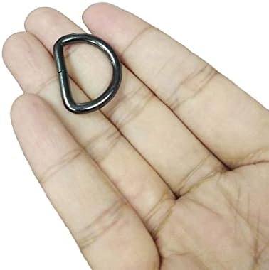 20 CT teški metalni D-prstenovi 3/4 inčni ne zavareni D prstenovi za šivanje, pojaseve, pseće povodce