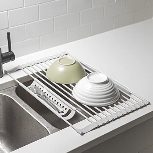 Stalak za sušenje posuđa preko sudopera - sklopivi stalak za sušenje posuđa - prijenosni stalak