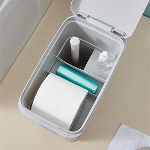 Dypasa Recikliranje smeća 2 sloj kućica za pohranu kupatilo kupatilo kanta za otpad s wc četkicom