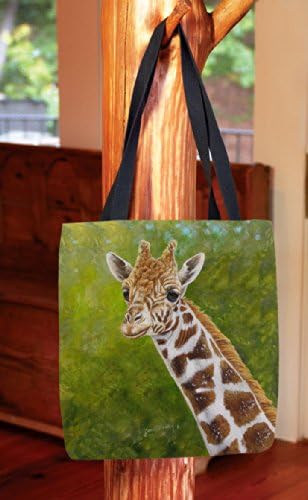 Ručni stolari & Tkači shopping Tote, 16-inčni, zdravo žirafa