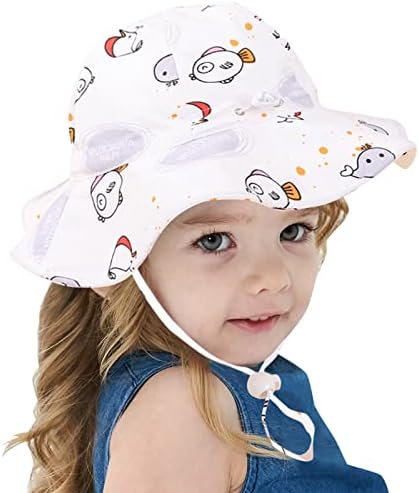 Baby Sun Hat 50+ SPF UV zaštitni pamuk Kids Hat Classic Fedora Straw Panama Hat Sun Sun Wide Brim dječji