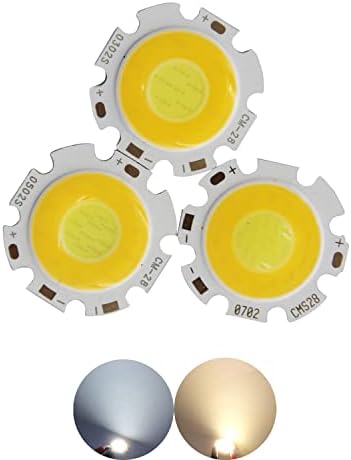 KENID Dvostruka boja 3000-6500K zatamnjiva 28mm okrugli LED COB čip izvor svjetlosti modul 3W 5W 7W COB LED sijalica za LED Reflektorsku sijalicu
