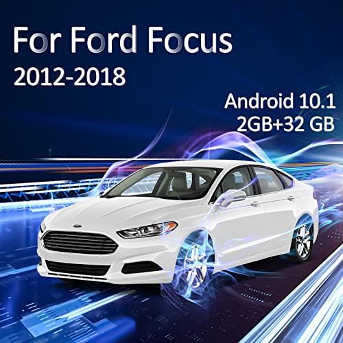 [2 + 32G] Android 10.1 Car Stereo za Ford Focus 2012-2018 CAMECHO 9,7 inčni ekran osetljiv na dodir GPS navigacijski radio sa Bluetooth i sigurnosnim kopijama Podrška za kameru WiFi Ogledala Link SWC USB FM audio prijemnici