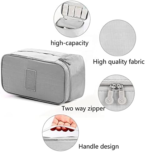 Dbylxmn torba za donje rublje Travel Multi funkcija prijenosna torba za pranje grudnjaka torba za pohranu s pohranama s tkaninom sa