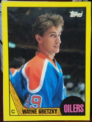 1987-88 Topps Wayne Gretzky #a Edmonton Oillers Bow donja NHL hokejaška kartica