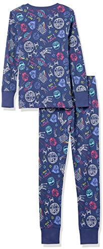 Essentials Disney / Marvel Frozen/Princess Ženski Kompleti Pamučne Pidžame Za Spavanje , Nebesko Plava/Plava,