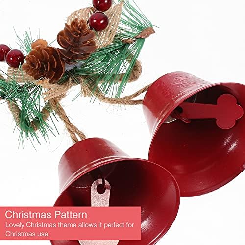 KESYOO 3pcs osjetljiv premium viseći zvono ukras božićno drvce Bell Decor Božićni bell privjesak