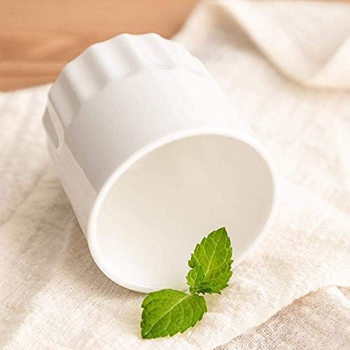 Htllt domaćinsku keramičku kupu vode Keramički keramički bijeli porcelanski čaj za čašicu 160ml