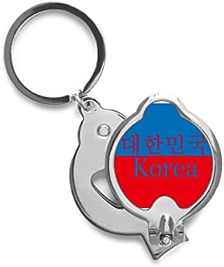 Korejska nacionalna zastava Coove Country Finger noktiju škare makaze od nehrđajućeg čelika