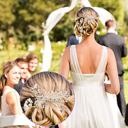 Kristalna nevjesta vjenčani češalj za kosu, biserni Svadbeni Dodaci za kosu za žene i djevojke Vjenčanja