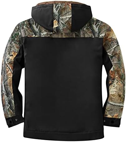ADSDQ muški kaputi i jakne, plus veličina s dugim rukavima Slatki puloveri Muškarci Holiday Zipup Fit Solid Pulovers debeo2