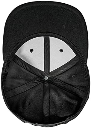 Crni Snapback šeširi za muškarce & amp; žene Flat Bill Brim Podesiva bejzbol kapa veličine Cool Crni