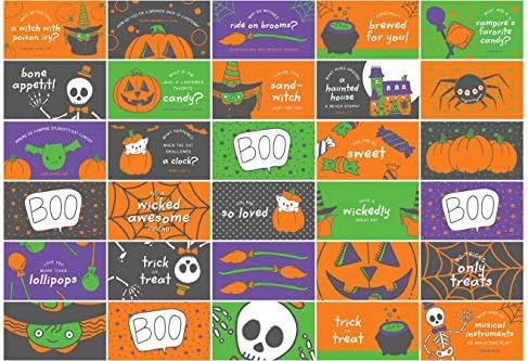 GSM marke Halloween Lunch Box Notes 60 paket za djecu & amp; studenti sa 30 različitih Lunchbox kartice dizajna