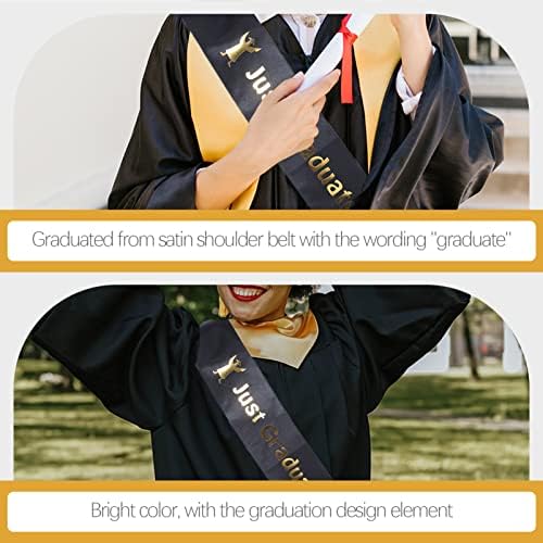 PRETYZOOM 2pcs Unisex gradacija krila samo diplomirani poliester Diploma ukrao 2023 diplomski kostimski dodatak 30.7 inch