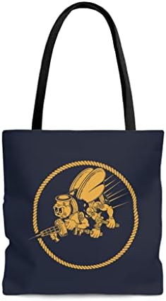 Mornarska estetska hladna torba Seabees torba za žene i muškarce torba za plažu torbe za kupovinu Školska torba za rame višekratne torbe za namirnice
