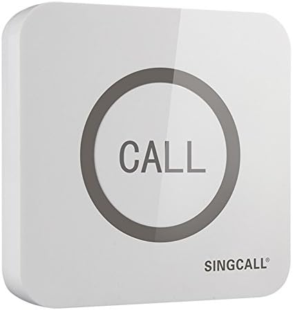 Singcall bežični sestrinstvo, sistem kućnog nega, veliki dodiriv gumb na zidu prikladan za stare ljude,