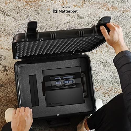 Matterport Pro2 Kamera Travel Small Hard Case Bundle-virtuelne ture visoke preciznosti 360, 4k fotografije, 3d mapiranje, & amp; digitalna istraživanja-uključuje Pro2 kameru, stativ, stezaljku i 20 prenosivu tvrdu futrolu