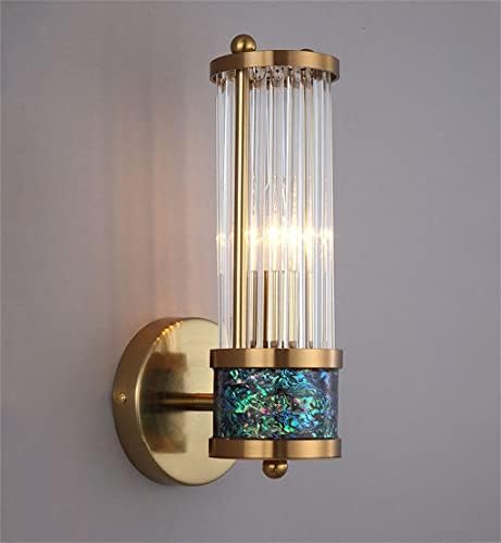 YYLKL Zlatna Kristalna zidna lampa LED jednostavno svjetlo za dnevni boravak pozadina spavaće sobe