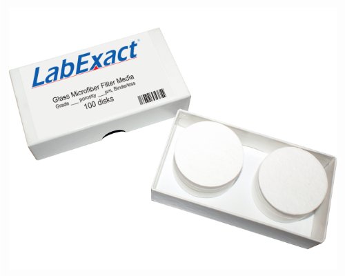 LabExact 1200040 C stakleni Filter od mikrovlakana, borosilikatno staklo bez vezivanja, 1,2 µm, 4,25 cm