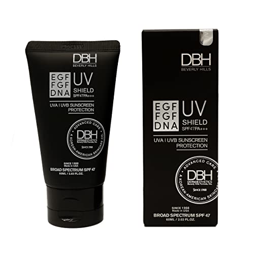 DBH EGF UV štit SPF47 krema za sunčanje širokog spektra za lice i tijelo - za osjetljivu kožu-UVA UVB Protection
