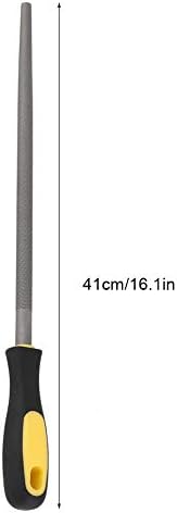 12-inčni okrugli mlinski čelični prs s ručkom T12 Carbon Tool Carbon Specijalni dizajn alata za oštrenje