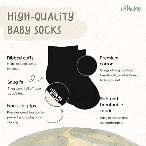 Little Me 20-pakovanje novorođenih beba za dojenčad & Toddler Unisex čarape, za djevojčicu ili dječaka, 0-12