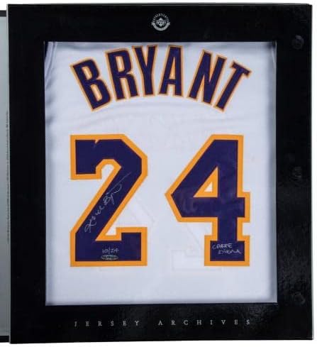Kobe Bryant Carpe Diem potpisan je upisali Dres Los Angeles Lakers Uda 10/24 - AUTOGREMENT NBA dresovi