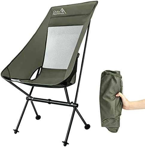 Club Nommas Camping Stolice sa certificiranom Cordura tkaninom - Visoki | Lagane preklopne stolice,