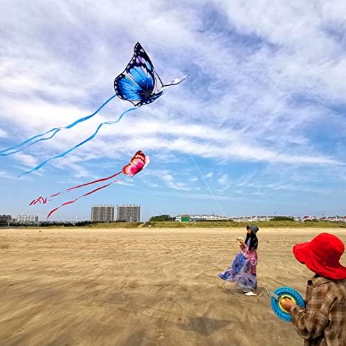 Mint's Colorful Life Butterfly Kite za djecu & amp; Adults Easy to Fly, veliki single line Kite za plažu